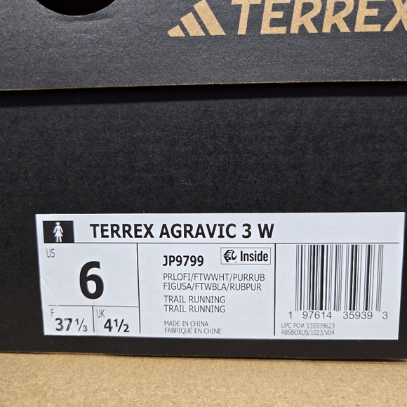 New adidas Terrex Agravic 3 'Preloved Fig' Women's Trail Running Shoes Size 6 - Picture 8 of 8